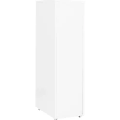 vidaXL Ladeblok verrijdbaar 28x41x109 cm metaal wit