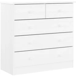 vidaXL Ladekast ALTA 77x35x73 cm massief grenenhout wit