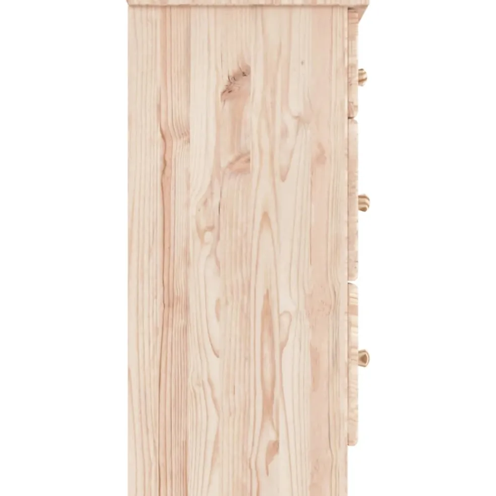vidaXL Ladekast ALTA 112x35x73 cm massief grenenhout