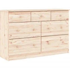 vidaXL Ladekast ALTA 112x35x73 cm massief grenenhout