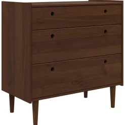 vidaXL Ladekast BILBAO Donkerkaramel 90 x 45 x 89 cm