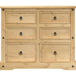 vidaXL Ladekast Corona 110x43x91 cm massief grenenhout