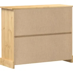 vidaXL Ladekast Corona 110x43x91 cm massief grenenhout