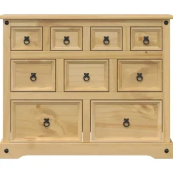 vidaXL Ladekast Corona 101x45x82 cm massief grenenhout