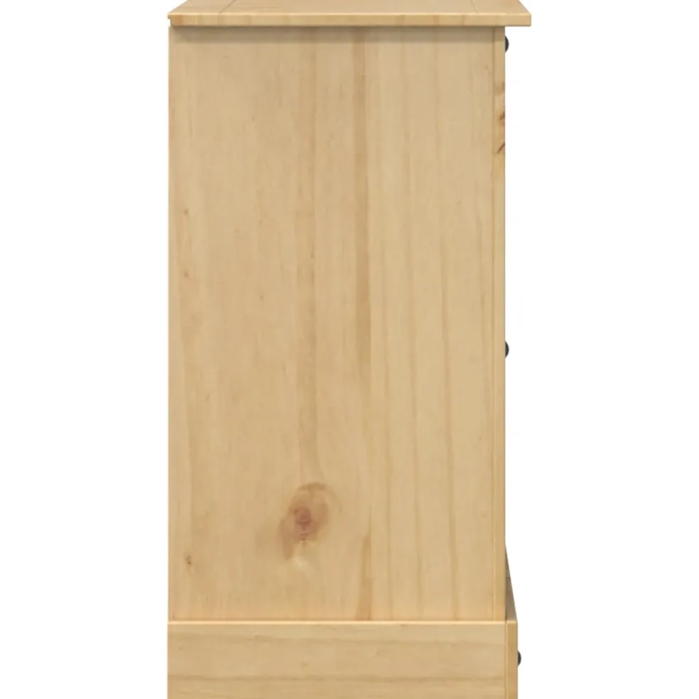vidaXL Ladekast Corona 112x48x91 cm massief grenenhout