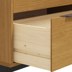 vidaXL Ladekast FLAM 80x40x80 cm massief grenenhout