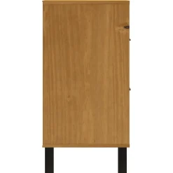 vidaXL Ladekast FLAM 110x40x80 cm massief grenenhout