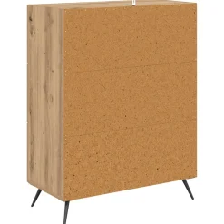 vidaXL Ladekast 3-Lade Artisan Eik 69,5 x 34 x 90 cm