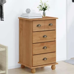 vidaXL Ladekast 5-Lade ASKIM Bruin 48,5 x 40 x 79 cm