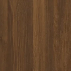 vidaXL Ladekast met wieltjes bewerkt hout bruineiken
