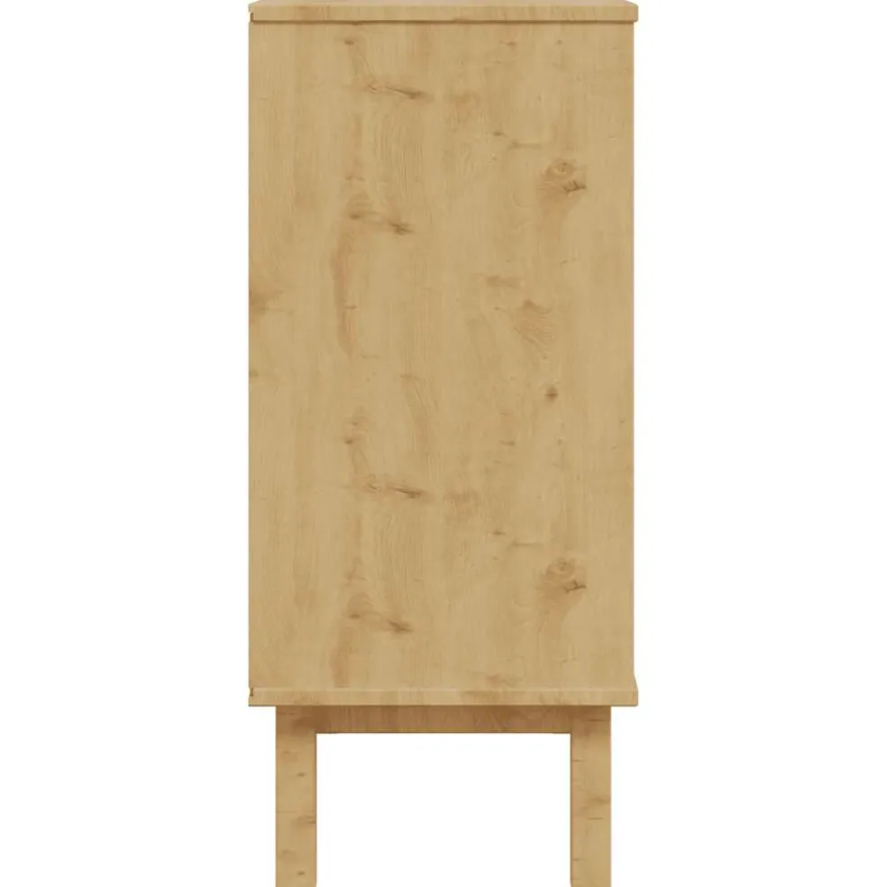 vidaXL Ladekast OTTA 76,5x39,5x90 cm massief grenenhout