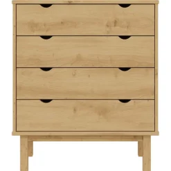 vidaXL Ladekast OTTA 76,5x39,5x90 cm massief grenenhout