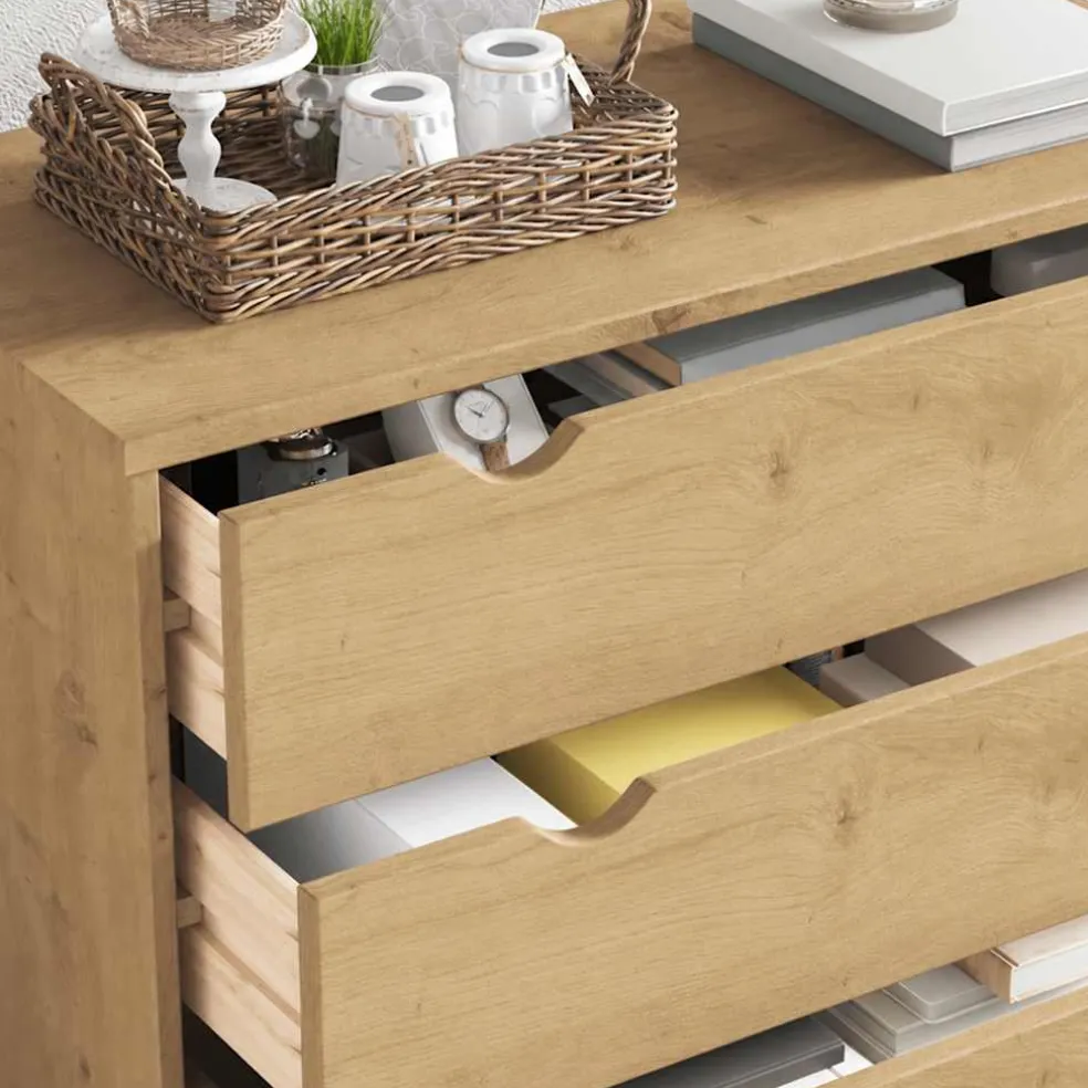 vidaXL Ladekast OTTA 76,5x39,5x90 cm massief grenenhout