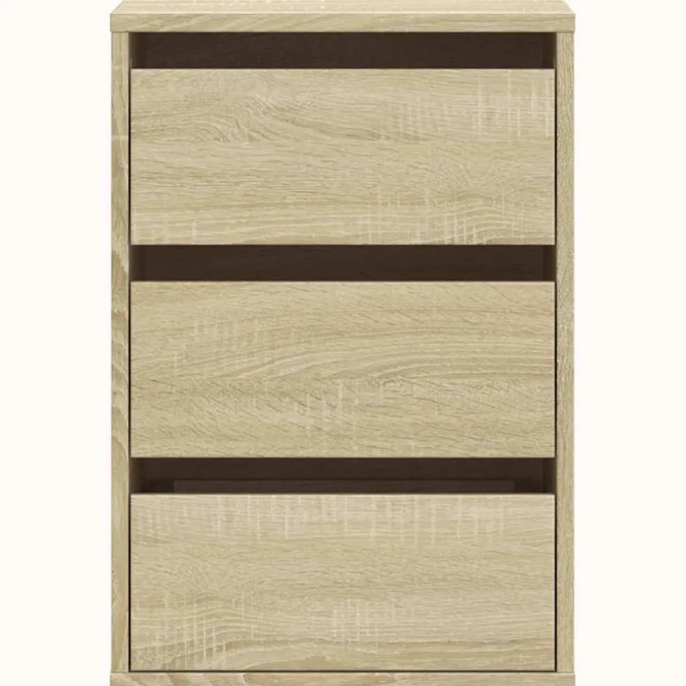 vidaXL Ladekast 40x41x58 cm bewerkt hout sonoma eikenkleurig