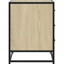 vidaXL Ladekast 70x41x56 cm bewerkt hout sonoma eikenkleurig