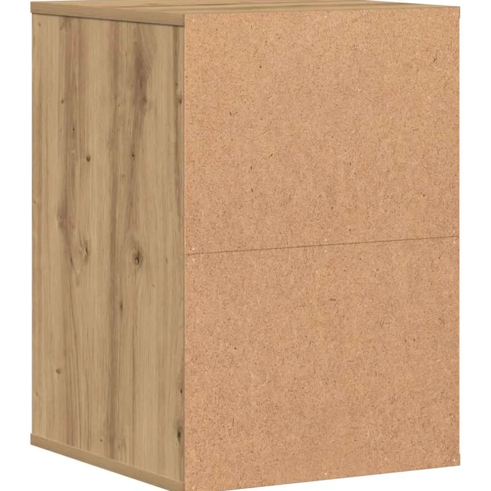 vidaXL Ladekast 40x41x58 cm bewerkt hout artisanaal eikenkleurig
