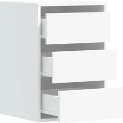 vidaXL Ladekast 40x41x58 cm bewerkt hout wit