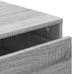vidaXL Ladekast 40x41x58 cm bewerkt hout grijs sonoma eikenkleurig
