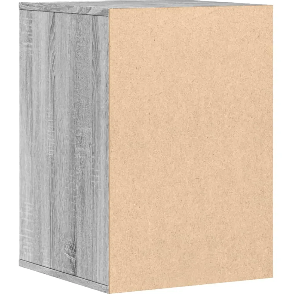 vidaXL Ladekast 40x41x58 cm bewerkt hout grijs sonoma eikenkleurig