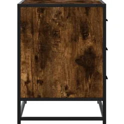 vidaXL Ladekast 40x41x58 cm bewerkt hout gerookt eikenkleurig