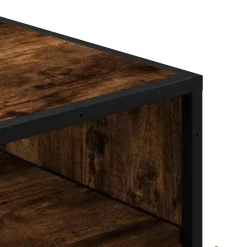 vidaXL Ladekast 70x41x70 cm bewerkt hout gerookt eikenkleurig
