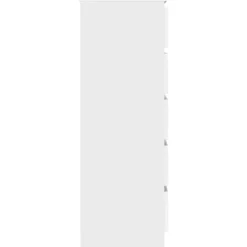 vidaXL Ladekast 60x36x103 cm bewerkt hout wit