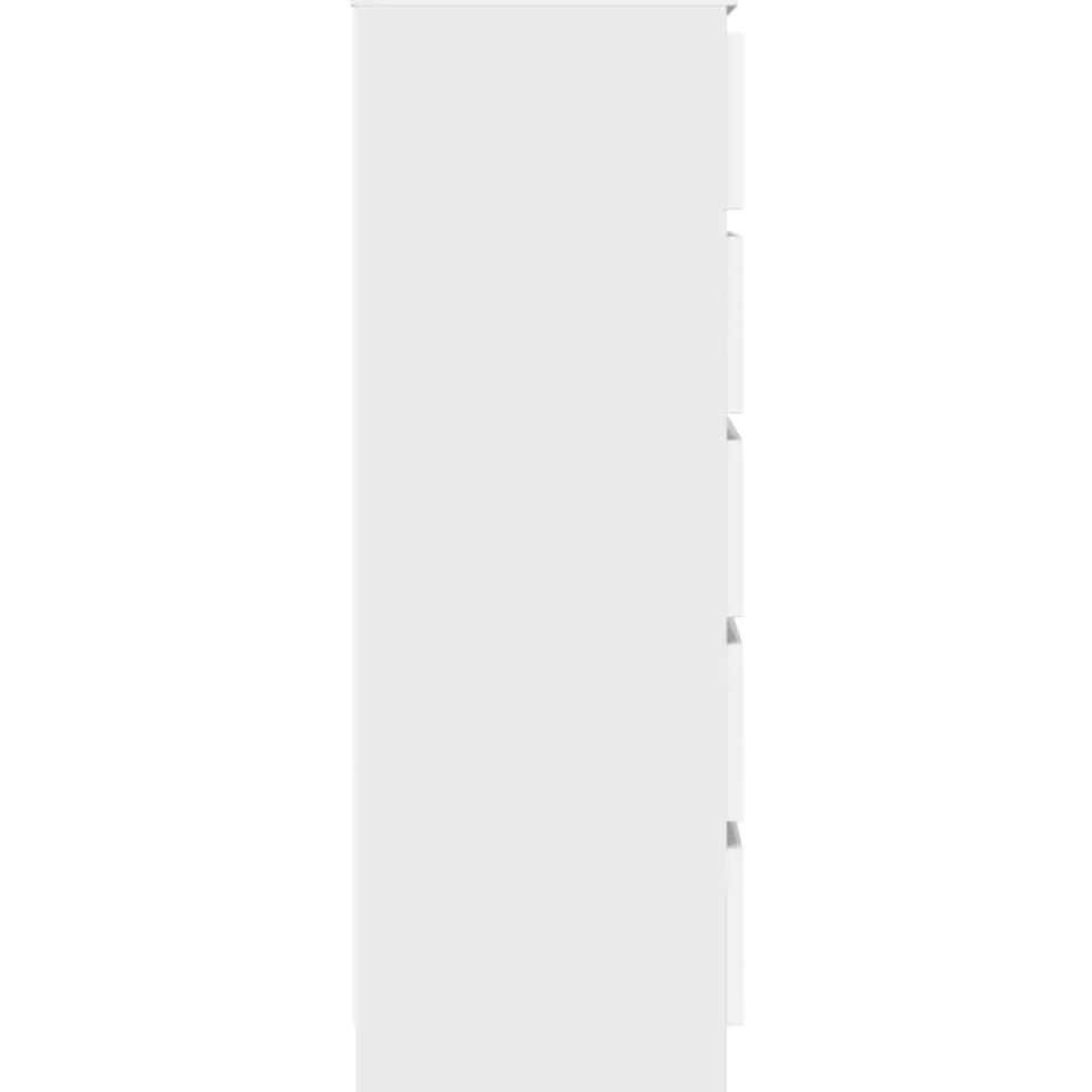 vidaXL Ladekast 60x36x103 cm bewerkt hout wit