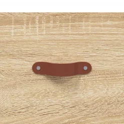 vidaXL Ladekast 69,5x34x90 cm bewerkt hout sonoma eikenkleurig