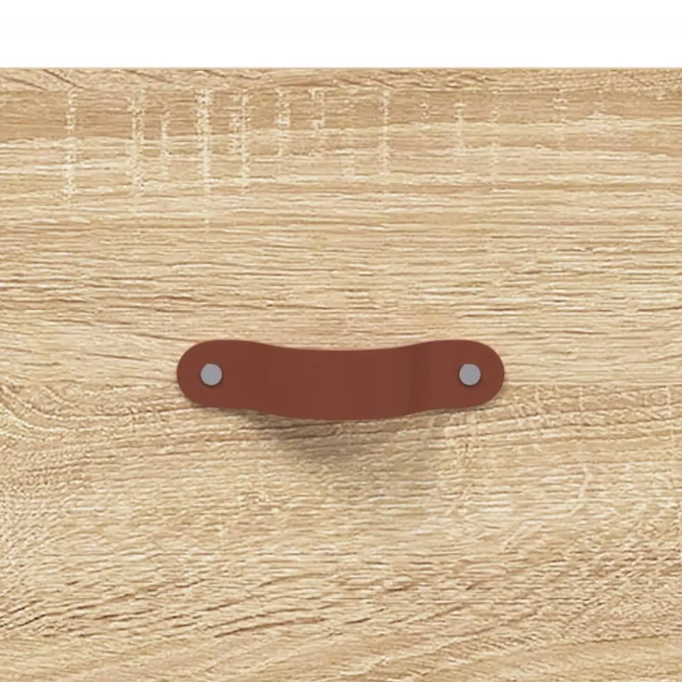 vidaXL Ladekast 69,5x34x90 cm bewerkt hout sonoma eikenkleurig