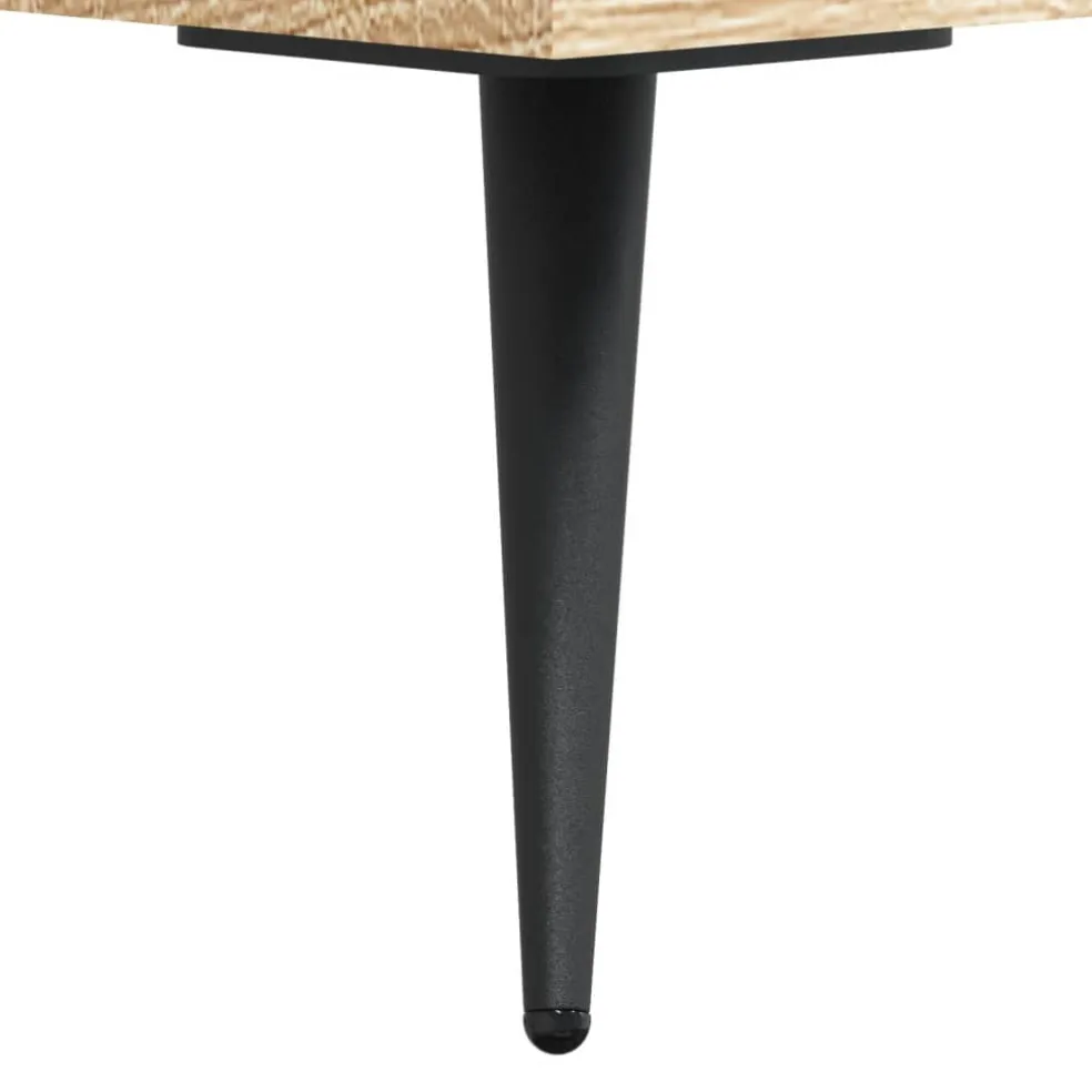 vidaXL Ladekast 69,5x34x90 cm bewerkt hout sonoma eikenkleurig
