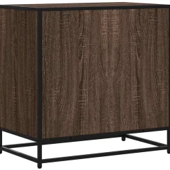 vidaXL Ladekast 70x41x70 cm bewerkt hout bruin eikenkleur