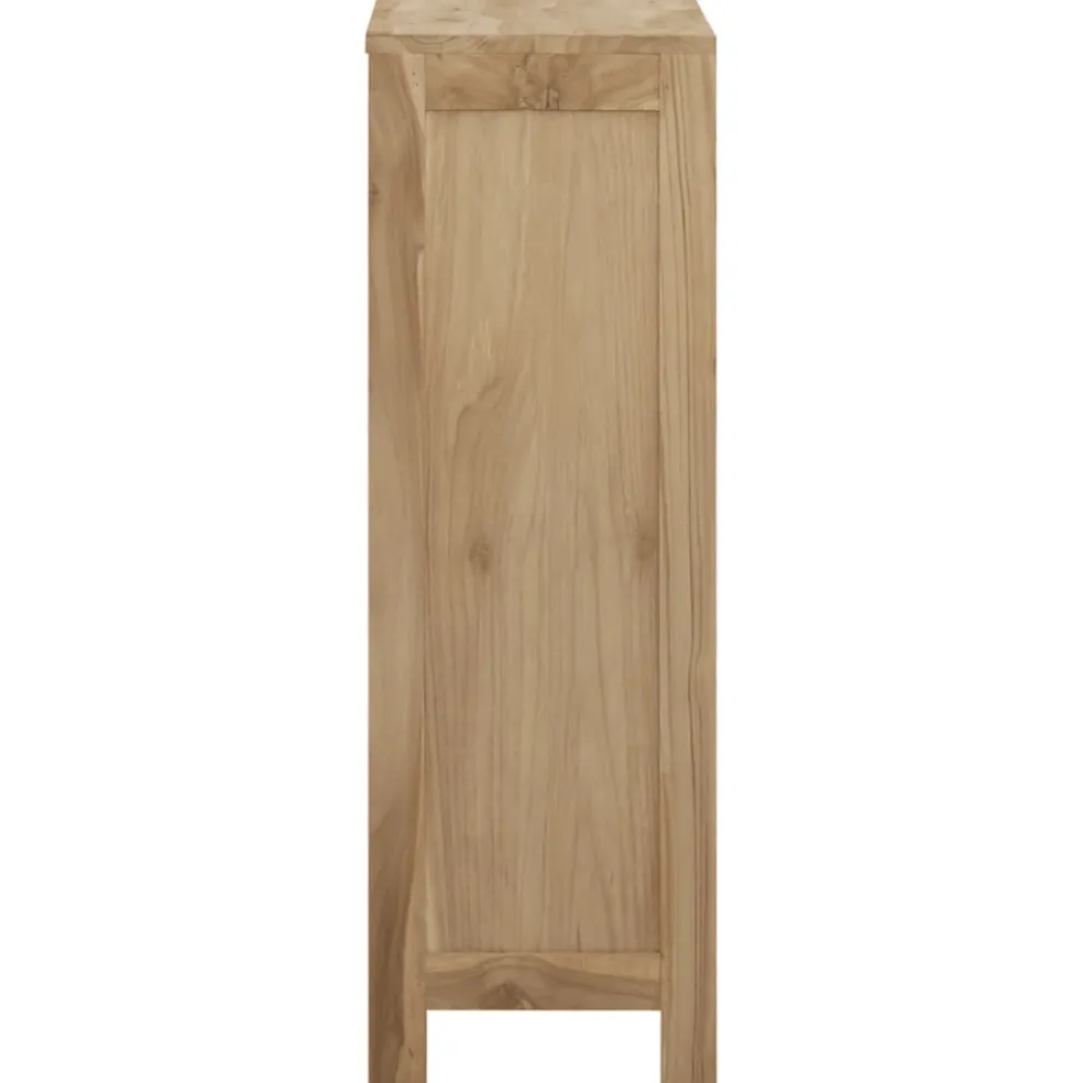 vidaXL Ladekast 55x30x90 cm massief teakhout