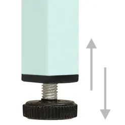vidaXL Ladekast 80x35x101,5 cm staal mintkleurig