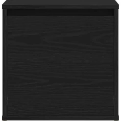 vidaXL Ladekast Zwart Eiken 40,5 x 40 x 40 cm Bewerkt hout
