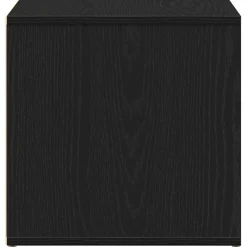 vidaXL Ladekast Zwart Eiken 40,5 x 40 x 40 cm Bewerkt hout