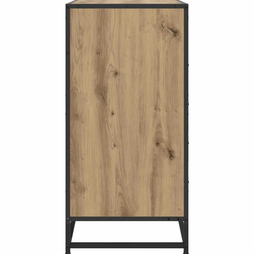 vidaXL Ladenkast 4-Lade Artisanaal eiken 70 x 41 x 83,5 cm