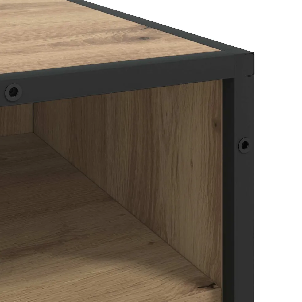 vidaXL Ladenkast 4-Lade Artisanaal eiken 70 x 41 x 83,5 cm