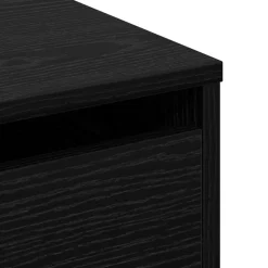 vidaXL Ladenkast 3-Lade Zwart 61 x 41 x 58 cm Bewerkt hout