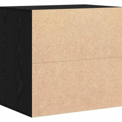 vidaXL Ladenkast 3-Lade Zwart 61 x 41 x 58 cm Bewerkt hout