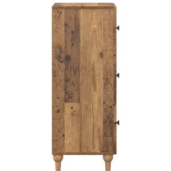 vidaXL Ladenkast 33 x 34,5 x 90 cm Bewerkt hout Oud hout
