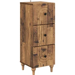 vidaXL Ladenkast 33 x 34,5 x 90 cm Bewerkt hout Oud hout