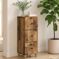 vidaXL Ladenkast 33 x 34,5 x 90 cm Bewerkt hout Oud hout