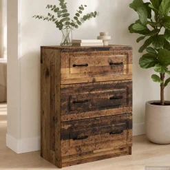 vidaXL Ladenkast 66 x 34,5 x 87 cm Bewerkt hout Oud hout