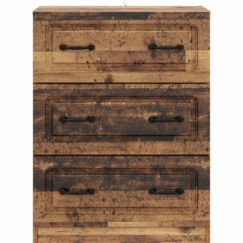vidaXL Ladenkast 66 x 34,5 x 87 cm Bewerkt hout Oud hout