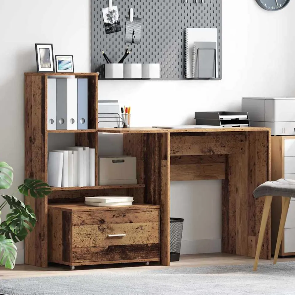 vidaXL Ladenkast 55 x 45 x 31 cm Oudhout
