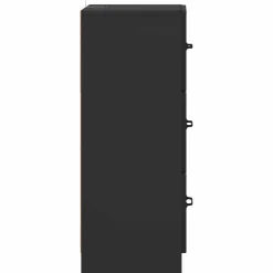 vidaXL Ladenkast Zwart 33 x 34,5 x 87 cm Bewerkt hout
