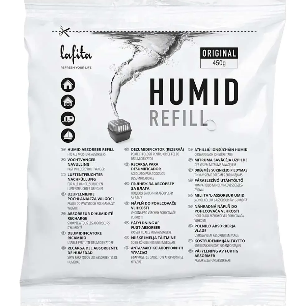 vidaXL Lafita Navullingen voor luchtontvochtiger 12 st 450 g