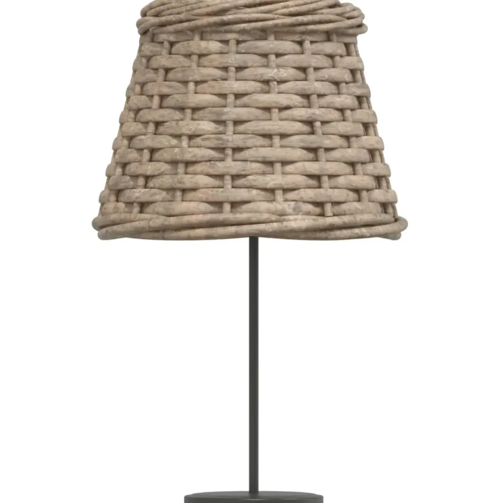 vidaXL Lampenkap Ø15x12 cm wicker bruin