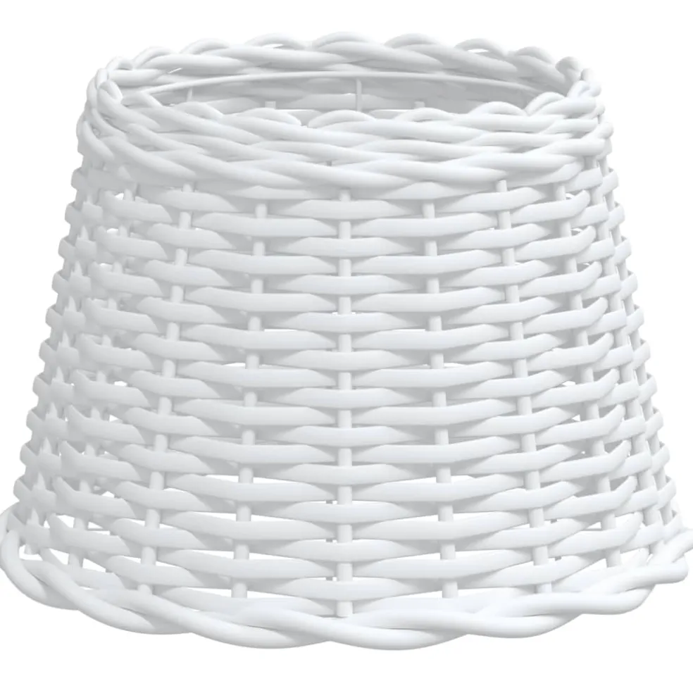vidaXL Lampenkap Ø30x20 cm wicker wit