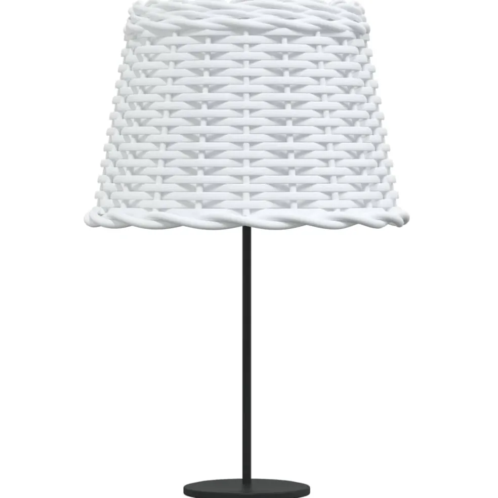 vidaXL Lampenkap Ø30x20 cm wicker wit